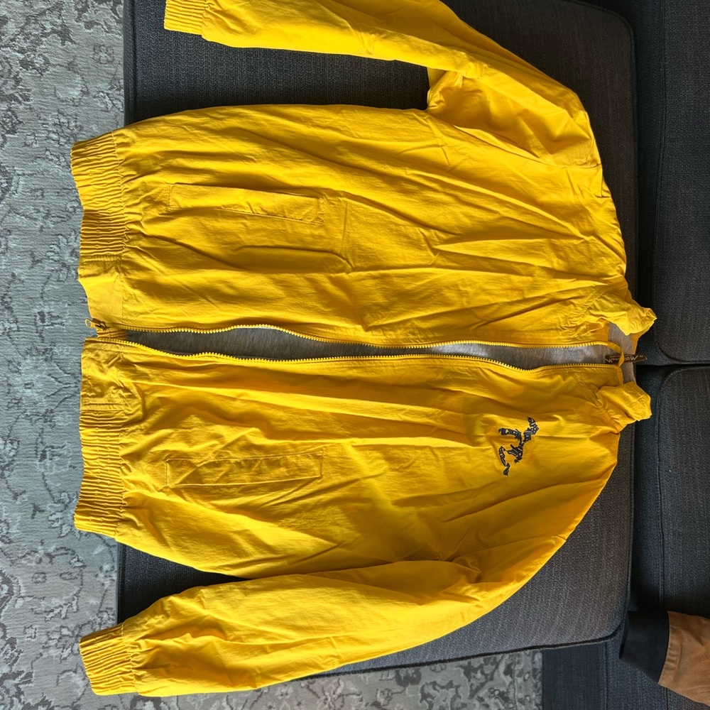 Yellow wind breaker